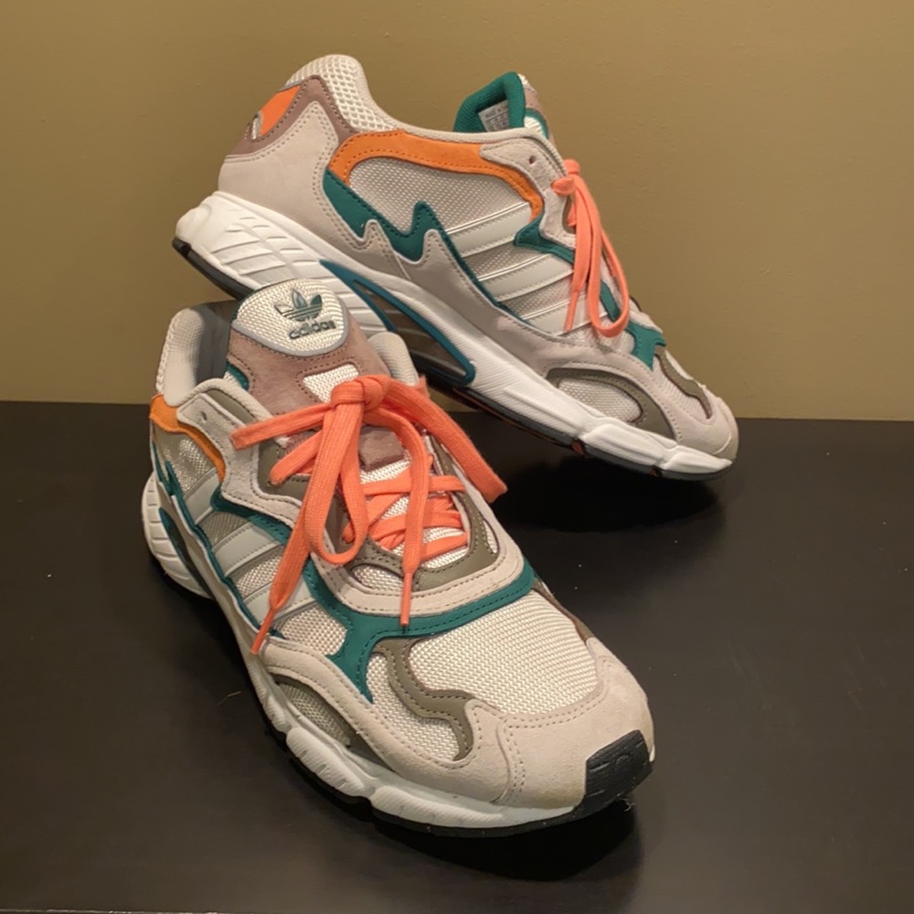 Adidas Temper Run - Grey Green Orange